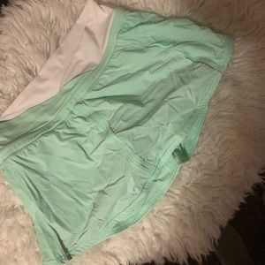 mint green lululemon skirt